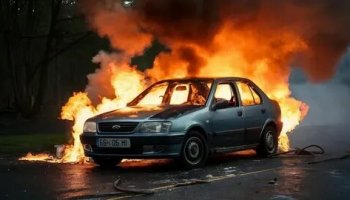 Звуки горящей машины