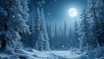 Звуки зимнего леса