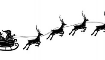 Звуки саней, лошадей, оленей