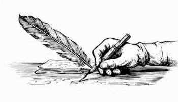 Звуки писания пером