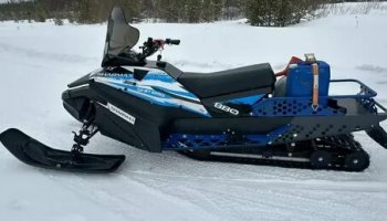 Звуки снегохода